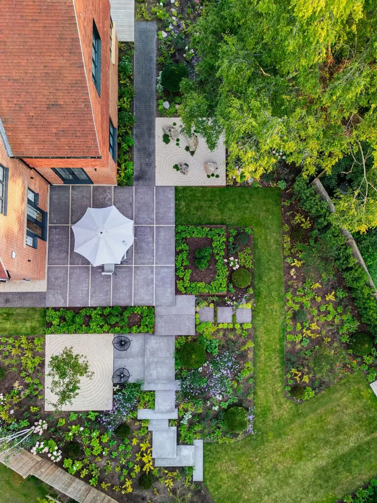 garden design birds eye view